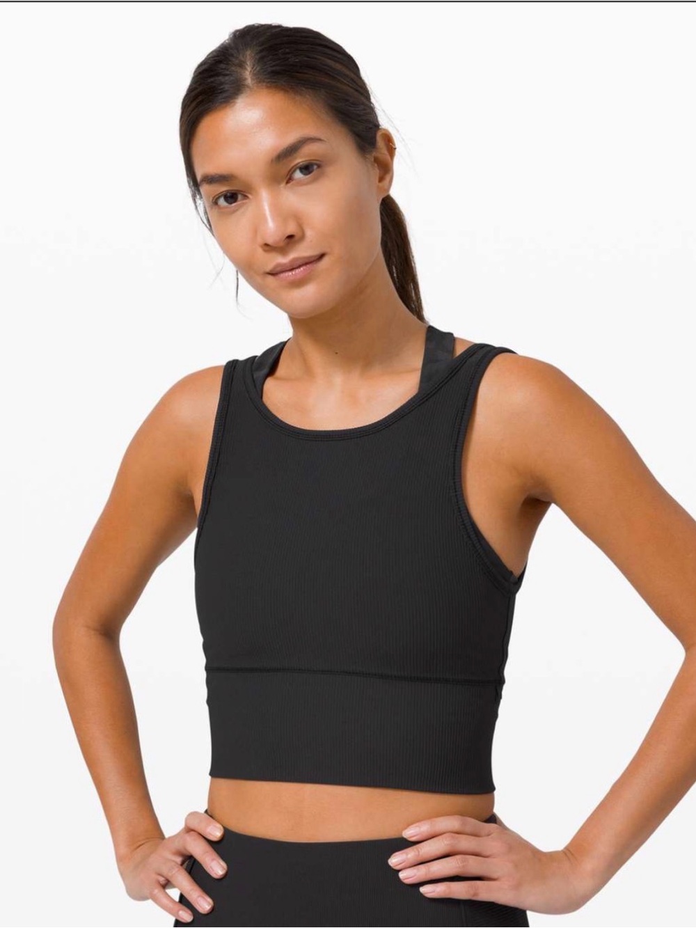 Lululemon Power Pivot Tank *Rib
Black size 6